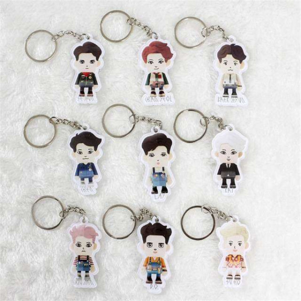 Exo Keychain Exo Anahtarlik- Tüm Üyeler
