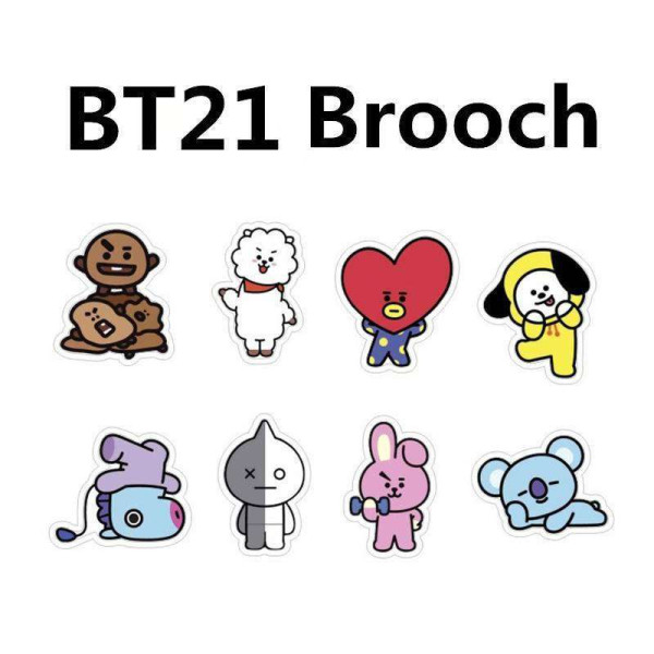 Kpop Rozet Bts Bt21 Kpop Rozet Bts Bt21