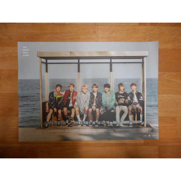 K-POP BTS WINGS You Never Walk Alone Left Ver. OFFICIAL POSTER -NEW- K-POP BTS WINGS You Never Walk Alone Left Ver. OFFICIAL POSTER -NEW-