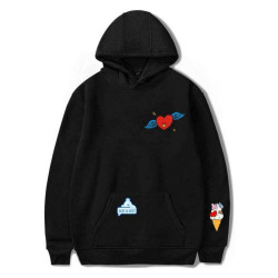 Bts Bt21  Kapşonlu Sweatshirt Bts Bt21  Kapşonlu Sweatshirt