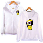 Bts Bt21 Fermuarlı Swweatshirt Bts Bt21 Fermuarlı Swweatshirt