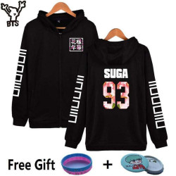 Bts Zipper Hoodie