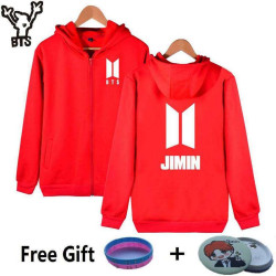 Bts Fermuarlı Swweatshirt