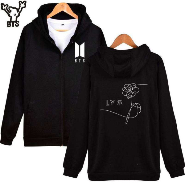 Bts Zipper Hoodie