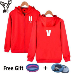 Bts Zipper Hoodie