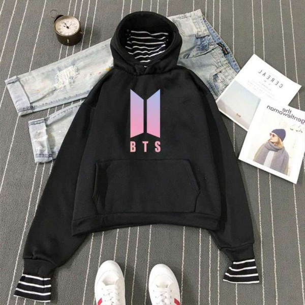BTS Kapşonlu Sweatshirt BTS Kapşonlu Sweatshirt