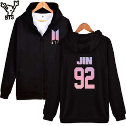 Bts Fermuarlı Swweatshirt