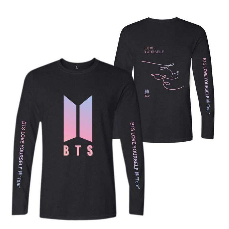 BTS Long Sleeve T-shirt | KpopUltra.Net