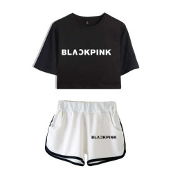 Blackpink Shorts + Tops Two Piece Set