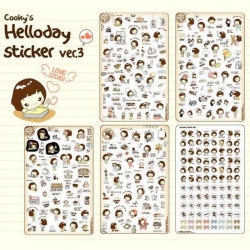 Kawaii Sticker 3 adet