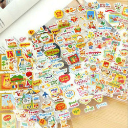 Kawaii Sticker 4adet