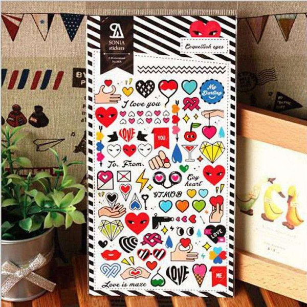 Kawaii Sticker 4adet Kawaii Sticker 4adet