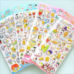 Kawaii Sticker 6adet
