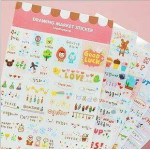 Kawaii Sticker 6adet