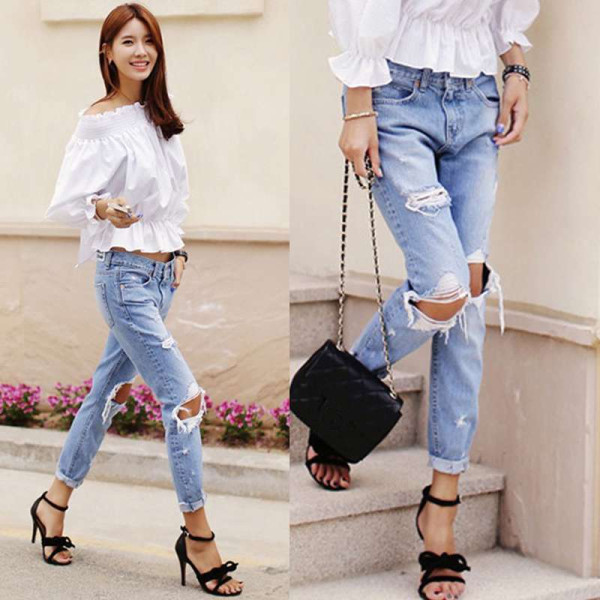 Kore Tarzı Jeans Kot Kore Tarzı Jeans Kot